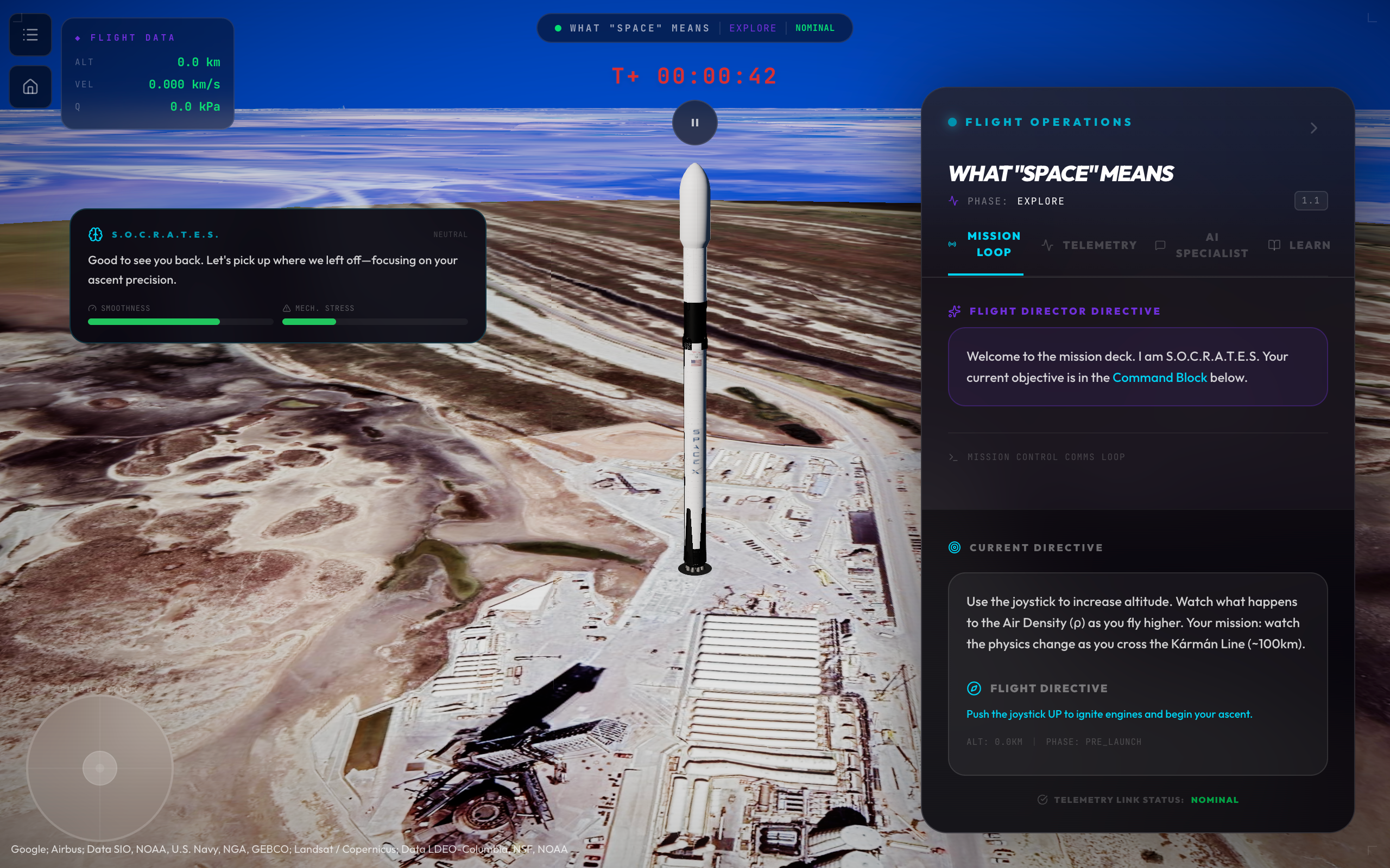FALAk SimLab — Interactive aerospace simulation with AI tutoring